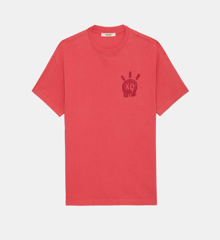 تيشيرت تيدي سكول إغرافيك بياقة مستديرة