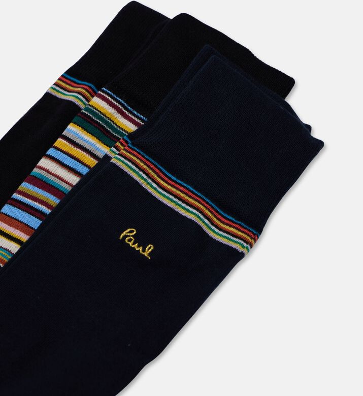 Paul Smith Multi-colored Striped 3-piece Socks Pack, Packshot View