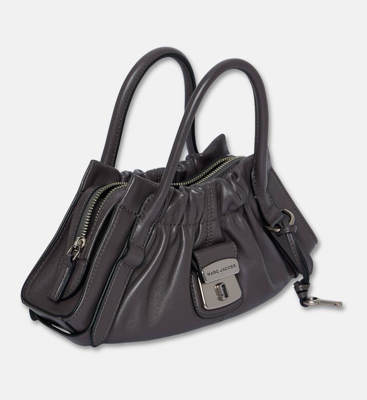 Marc Jacobs Lamb Leather Top Handle Handbag, Aluminum, Packshot View