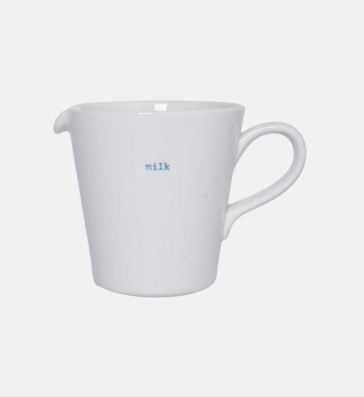Porcelain Hand-debossed Milk Jug
