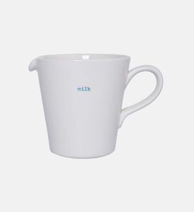 Porcelain Hand-debossed Milk Jug Porcelain Hand-debossed Milk Jug