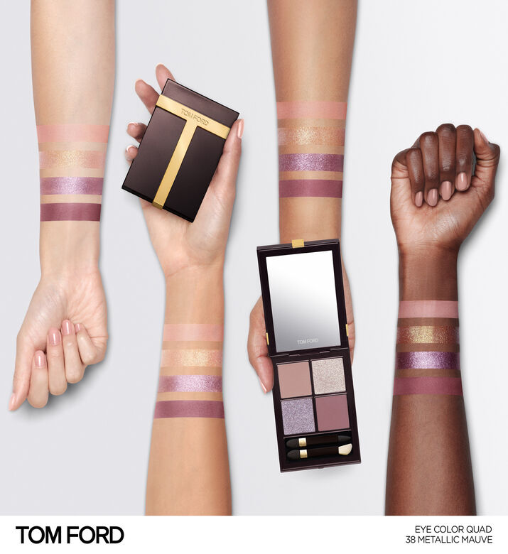 Tom Ford Eyeshadow Runway Quad Powder, Metallic-mauve, Packshot View