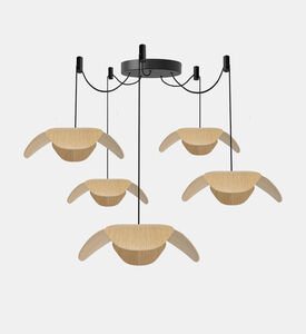 لا تنساني لا مصباح قلادة خشب البلوط