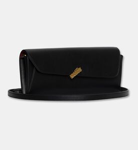 Mlouye Calf Leather Isla Grab Wallet, Black, Packshot View