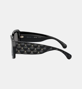 Acetate Square Frame Sunglasses
