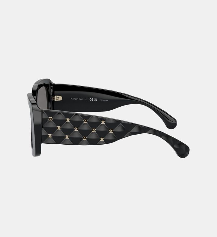 Acetate Square Frame Sunglasses