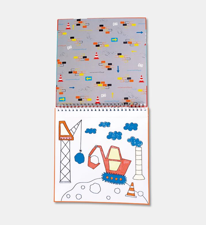 Floss and Rock Construction Magic Colouring, Packshot View