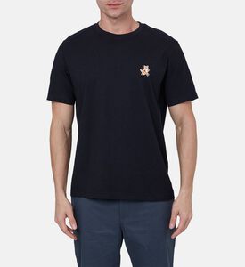 تيشيرت مريح برقعة ثعلب يركض