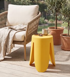 Leitmotiv Ravish Multi-purpose Stool, Yellow, Packshot View