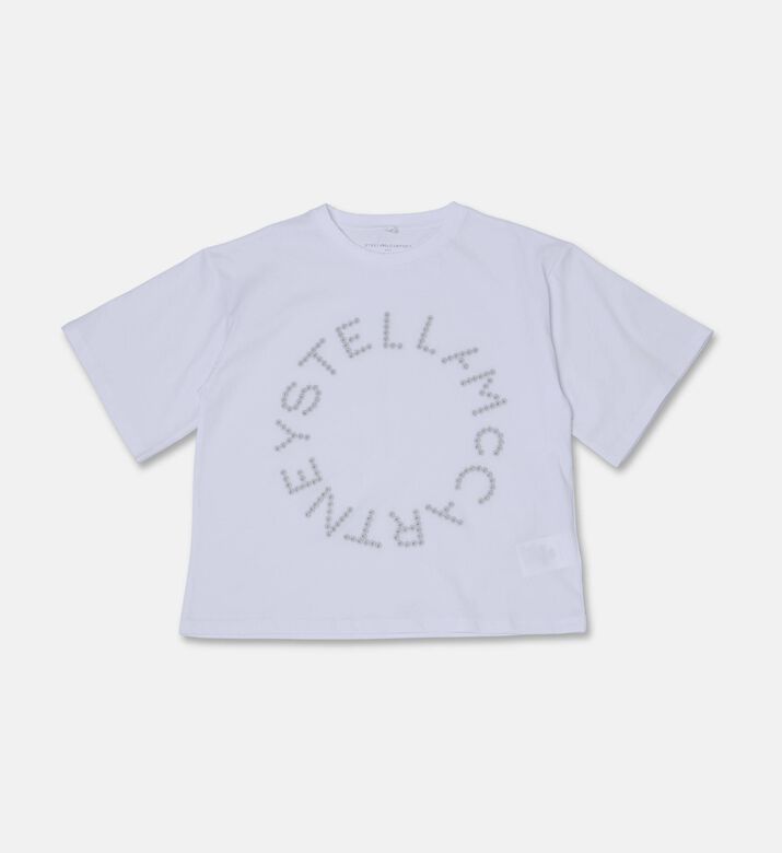 Stella McCartney Embellished Circle Logo T-shirt, Packshot View
