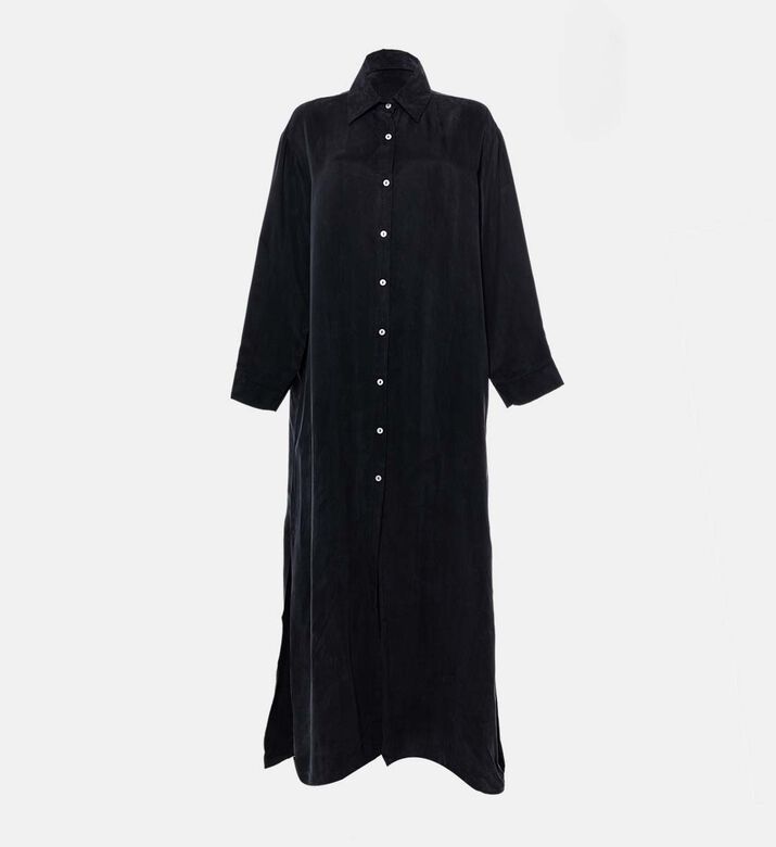 Niluu Button Closure Long-sleeve Dress, Packshot View