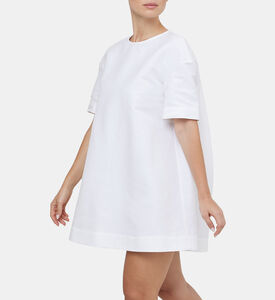 Cotton Crewneck T-shirt Dress