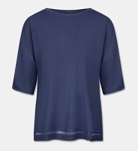 Chantelle Relaxed Silhouette Lounge T-shirt, Blue, Xl, Packshot View