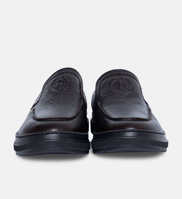 Leather Slip-on Sneakers