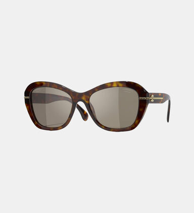 Tortoiseshell-print Cat-eye Sunglasses