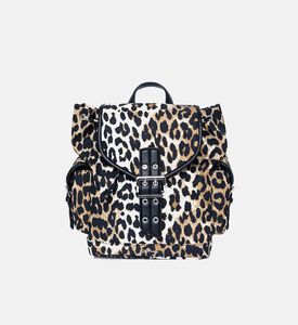 حقيبة ظهر بوكي نايلون صغيرة بطبعة