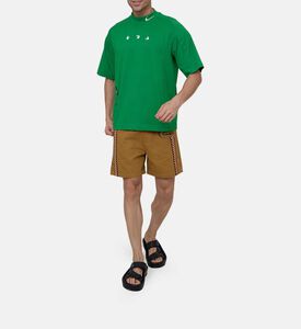 تيشيرت بحبل بنجي بطبعة