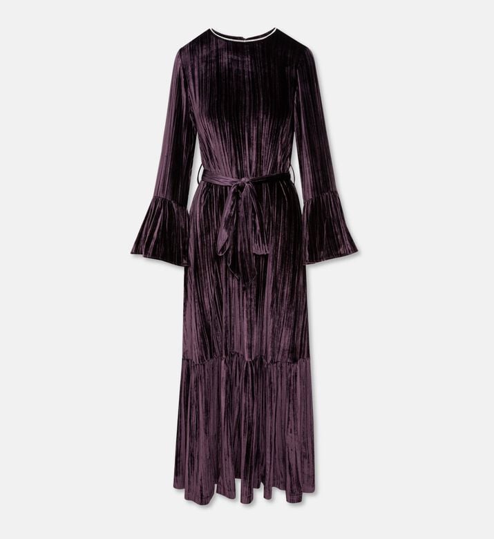 Carter and White Eriny Velvet Maxi Dress, Packshot View