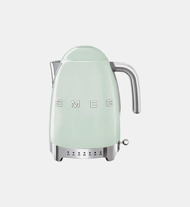 Smeg 50s Style Variable Temp Kettle, Light-green, Packshot View