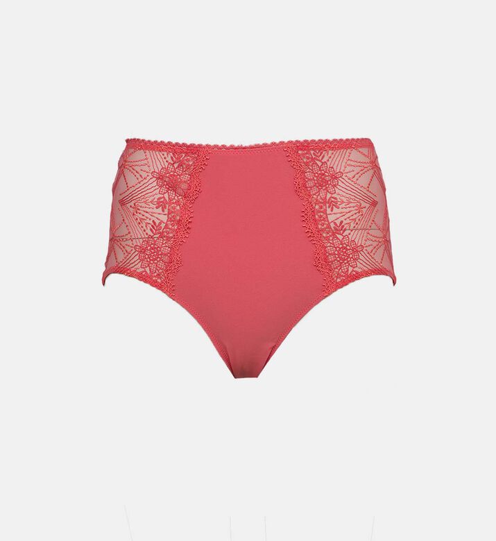 Embroidered High-rise Retro Brief Embroidered High-rise Retro Brief