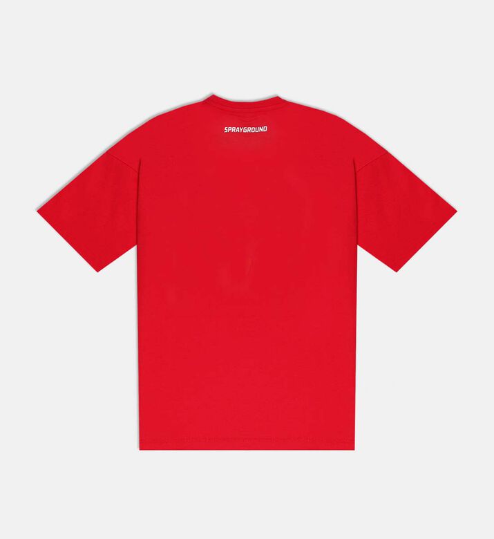 Sprayground Sharks-in-paris Characters Sneaking T-shirt, Red, 16y, Packshot View