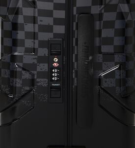 Sprayground Check Pattern Carry-on Luggage, Packshot View
