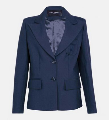 Vanny Embroidered Wool Blazer