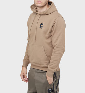 Klein Cotton Patch Hooded Sweatshirt