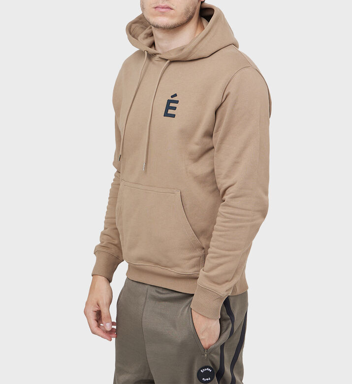 Klein Cotton Patch Hooded Sweatshirt