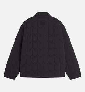 Quilted Design Long-sleeve Blouson Quilted Design Long-sleeve Blouson