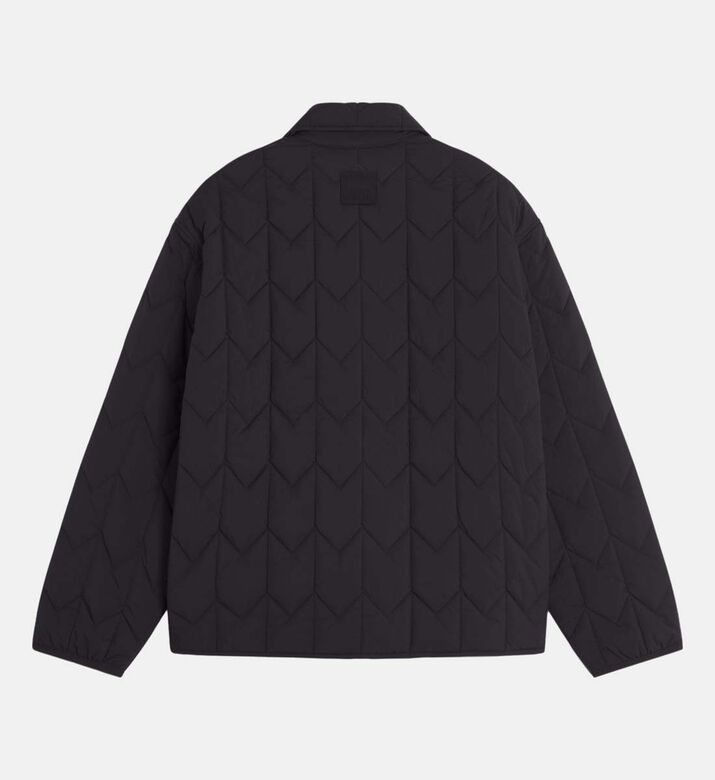 Quilted Design Long-sleeve Blouson Quilted Design Long-sleeve Blouson