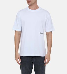 تيشيرت مخطط من الخلف