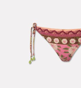 Agua Bendita Tammy Floral-print Side-tie Bottom, Packshot View