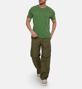 Zadig et Voltaire Tommy Paneled T-shirt, Green, M, Model View