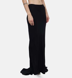 Plan C Ruffle Hem Maxi Skirt, Model View