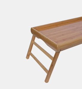 صينية سرير خشبية قابلة للطي