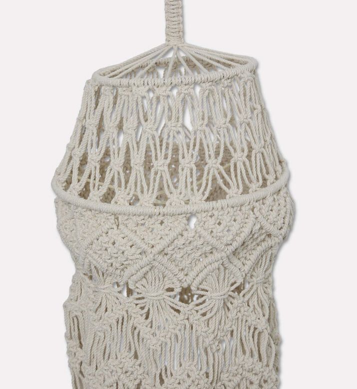 Home Deco and More Loopine Natural Cotton Macrame Chandelier, Packshot View