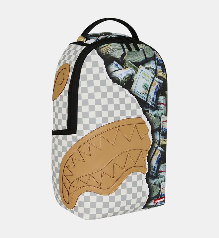 Sprayground Backpack Dlxsv Cream Check, Packshot View