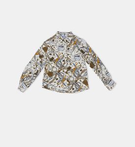 Graphic-print Long-sleeve Shirt