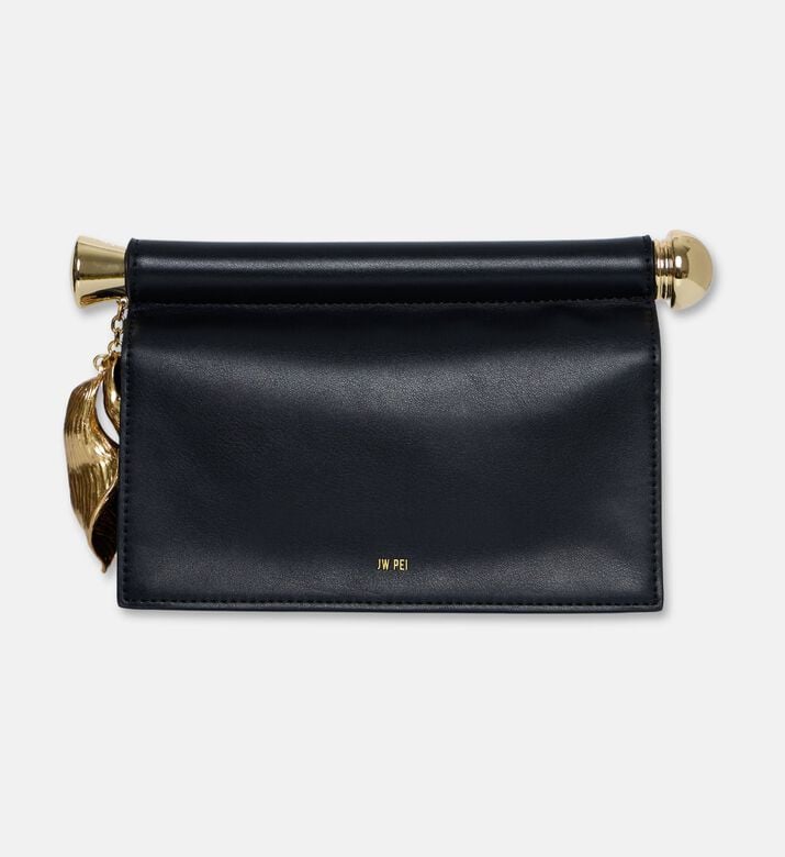 JW PEI Holly Metal Pendant-embellished Clutch, Black, Packshot View