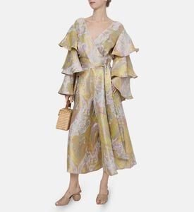 All-over Print Long-sleeve Jumpsuit All-over Print Long-sleeve Jumpsuit