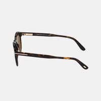 Classic Tortoiseshell Round Sunglasses 50