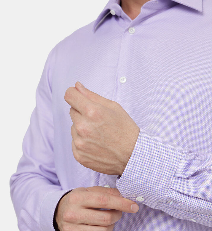 قميص قطن بياقة كلاسيكية