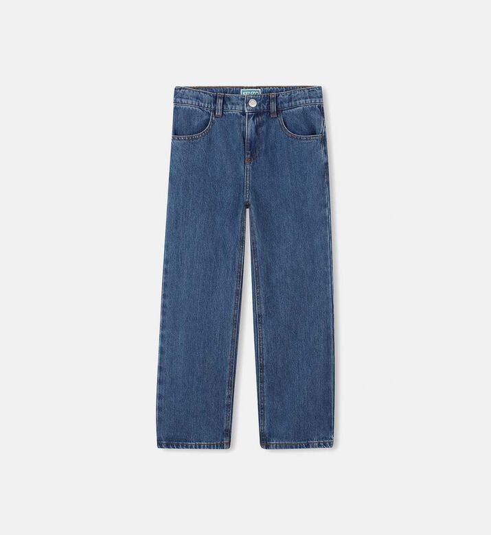 Cotton Regular-fit Denim Trousers