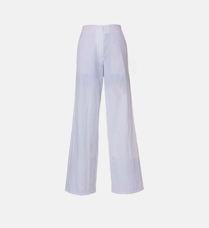Cotton Linen Stripe Bermuda Pants