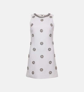 فستان قصير مزخرف