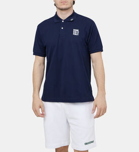 Short Sleeved Ribbed Collar Shirt