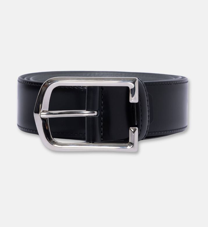 Corneliani Polished Buckle Bovineskin Belt, Packshot View