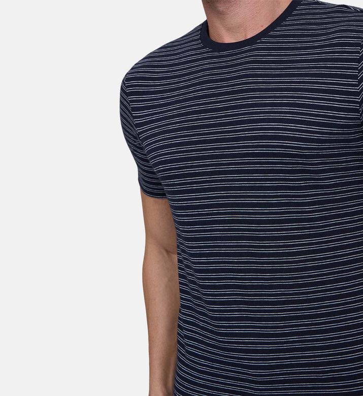 Cotton Striped Short-sleeve T-shirt
