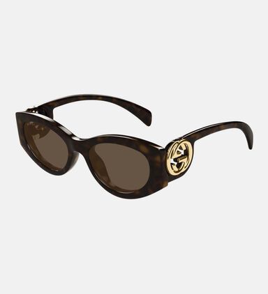 Thick Cat-eye Frame Sunglasses 54